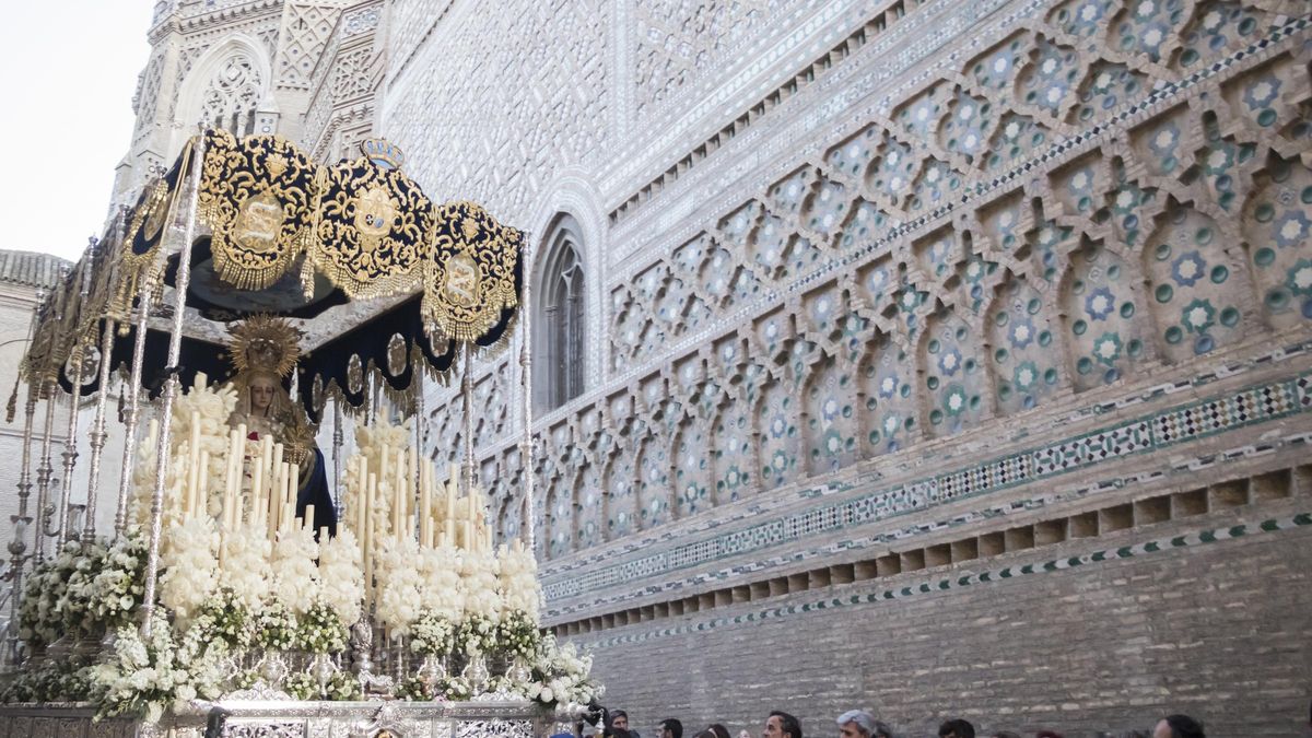 Procesión de La Humildad, en Zaragoza.