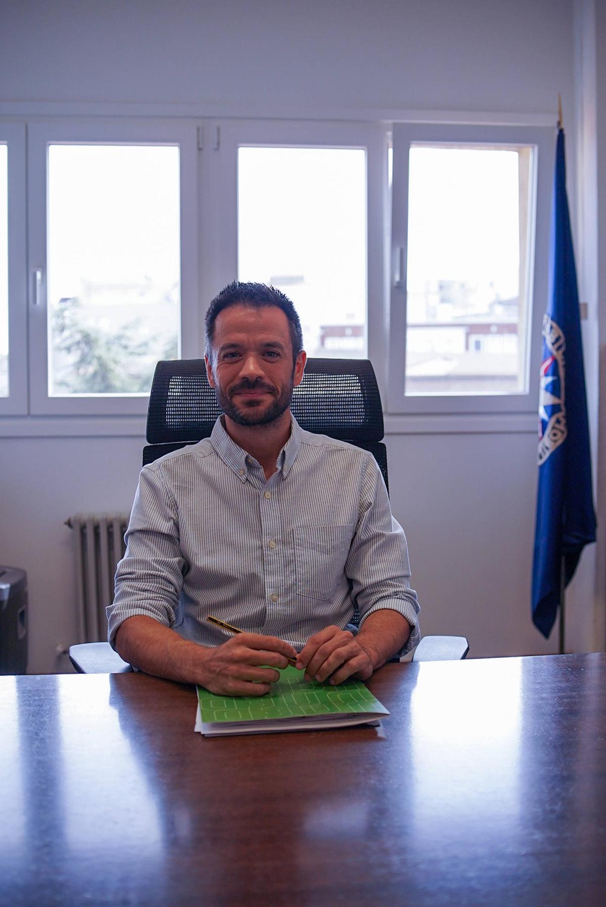 José Delgado, en su despacho.