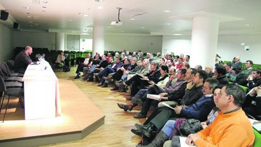 Un momento de la jornada sobre agricultura ecológica celebrada ayer en Zamora.