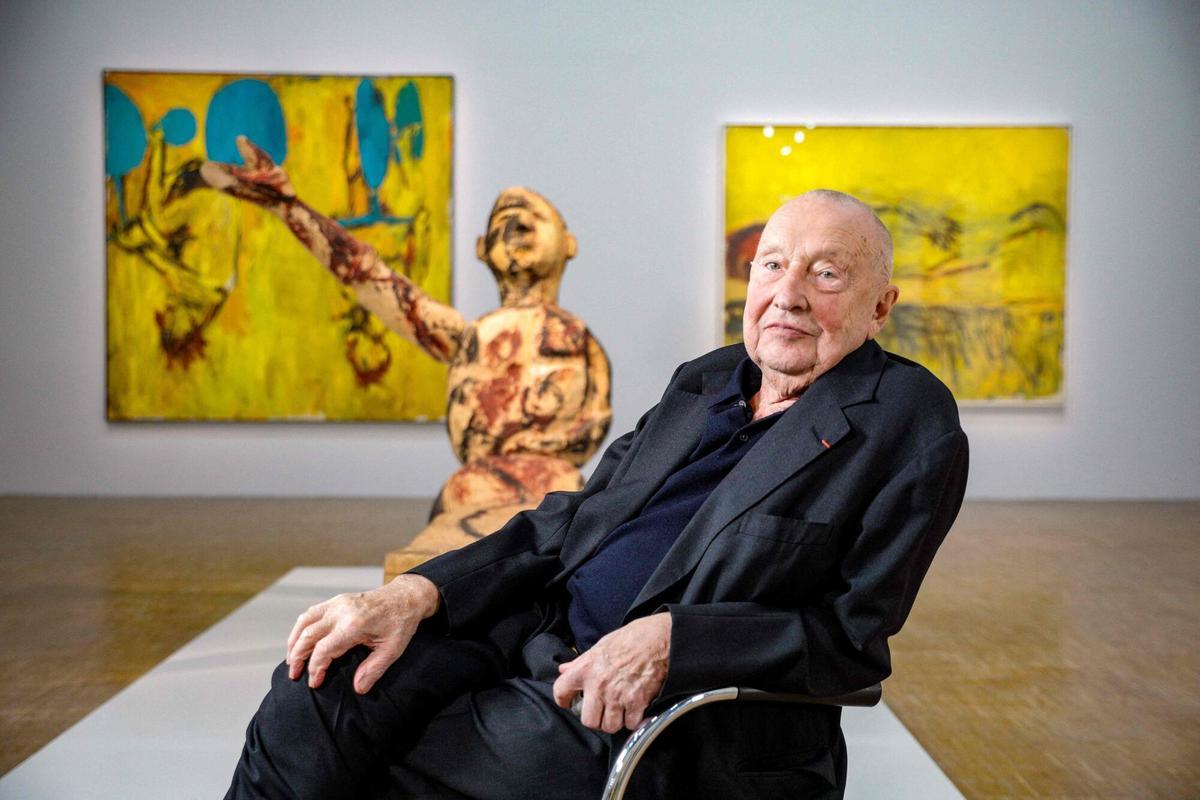 El pintor y escultor Georg Baselitz en el Pompidou, en una imagen de archivo.