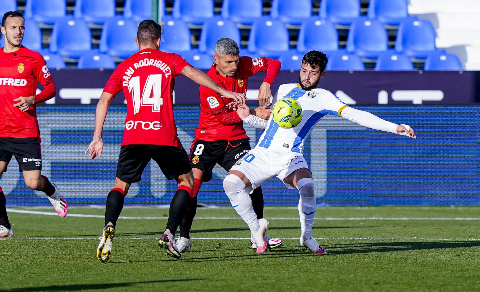 El Mallorca exhibe poderío en Leganés