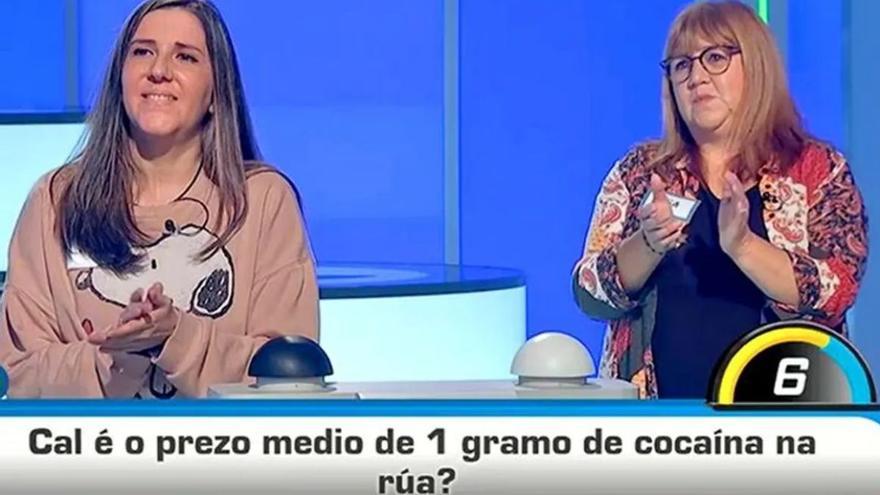 Un concurso de la TVG realiza una polémica pregunta sobre el precio de la cocaína