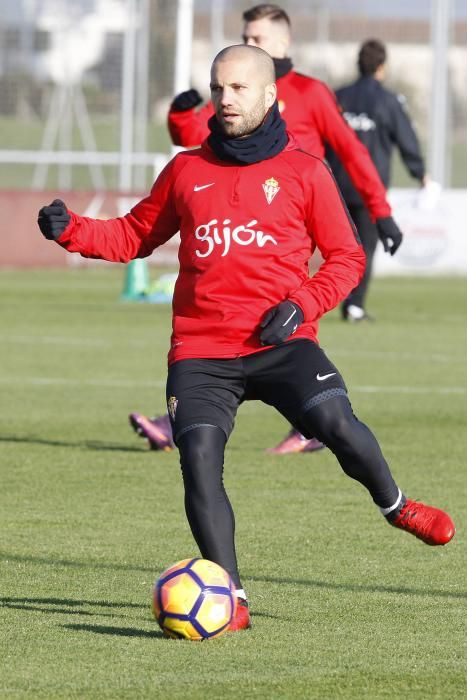 Entrenamiento del Sporting