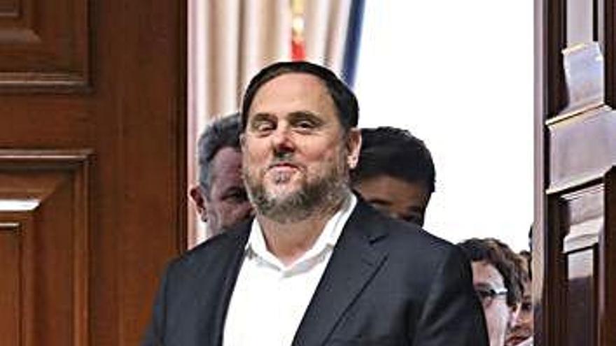 El president d&#039;ERC, Oriol Junqueras