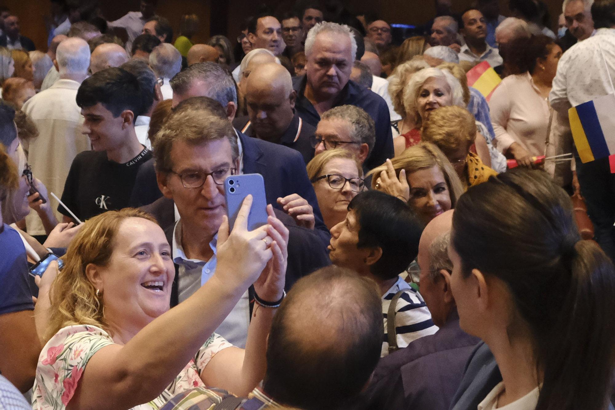 Alberto Núñez Feijóo inaugura la Convención del PP de Canarias