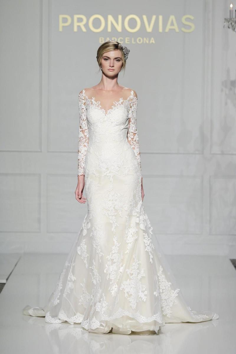 Pronovias New York Bridal Fashion Week 2015 vestido de flores