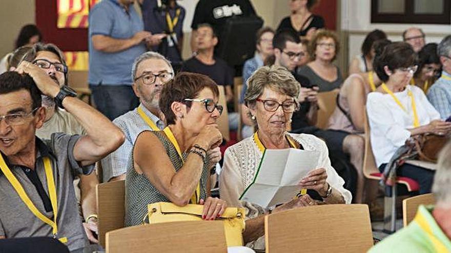 Sessió inaugural de la UCE a l&#039;aula magna del Peguera, el juliol passat