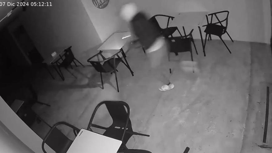 Vídeo: Robo en un restaurante de Castellón
