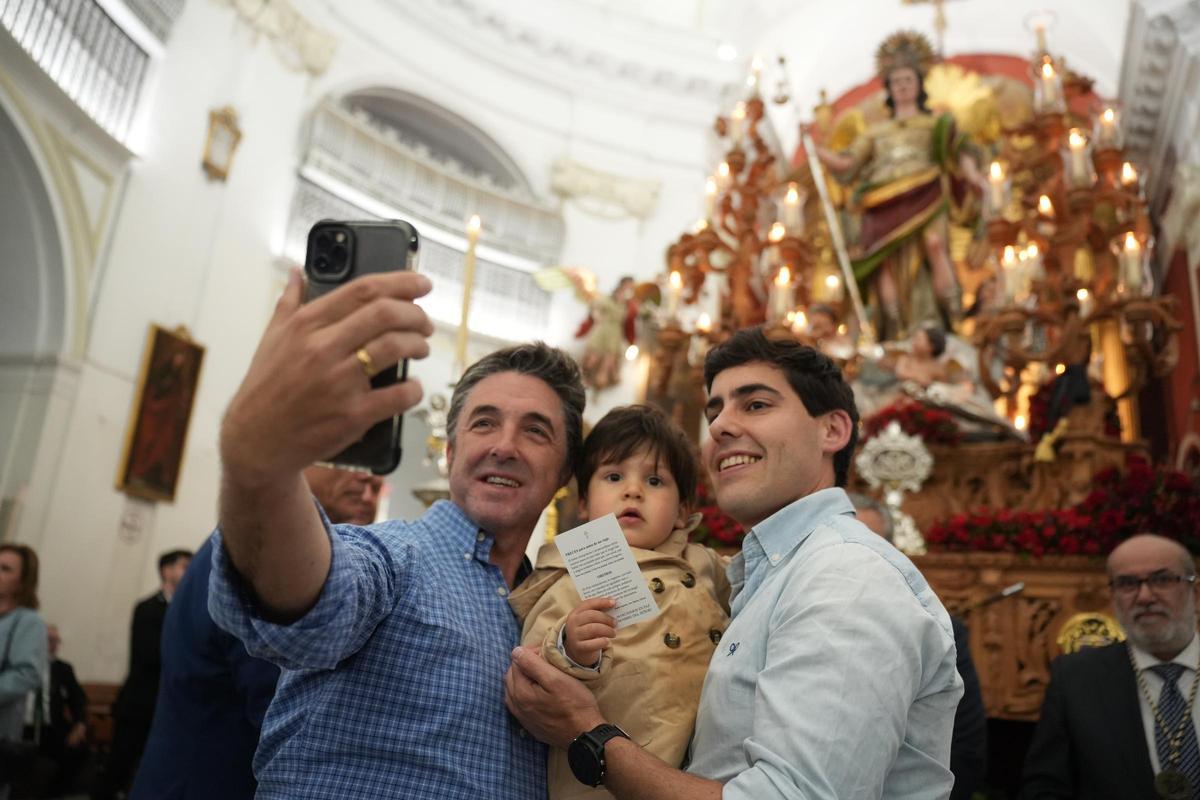 La lluvia impide la procesión de San Rafael La lluvia impide la procesión de San Rafael