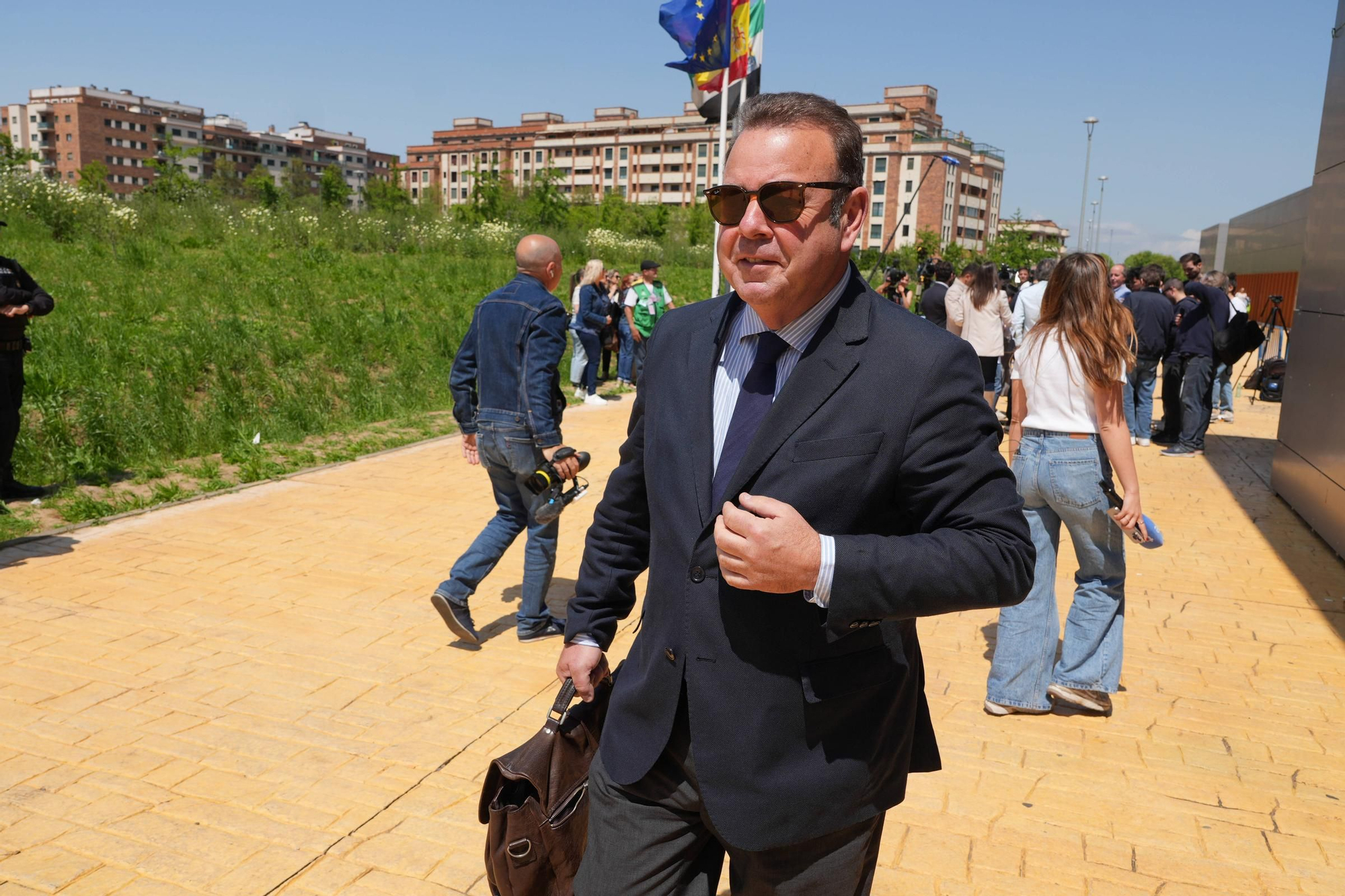 David Sánchez declara en los juzgados de Badajoz