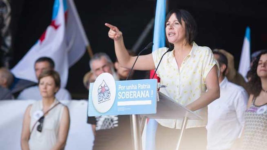 Ana Pontón, candidata del BNG a la presidencia de la Xunta.