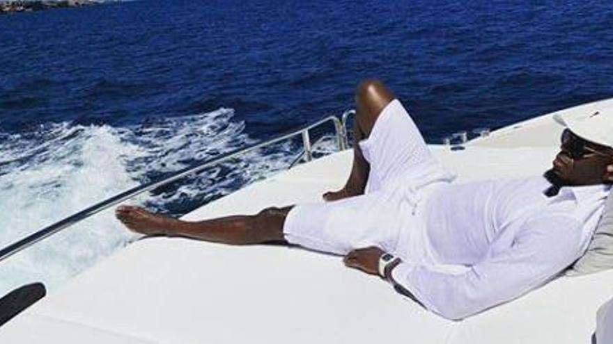 Usain Bolt descansa entre Ibiza y Formentera