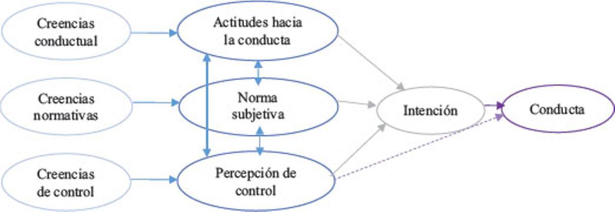 Aplicación de la teoría de la conducta planificada (TPC)