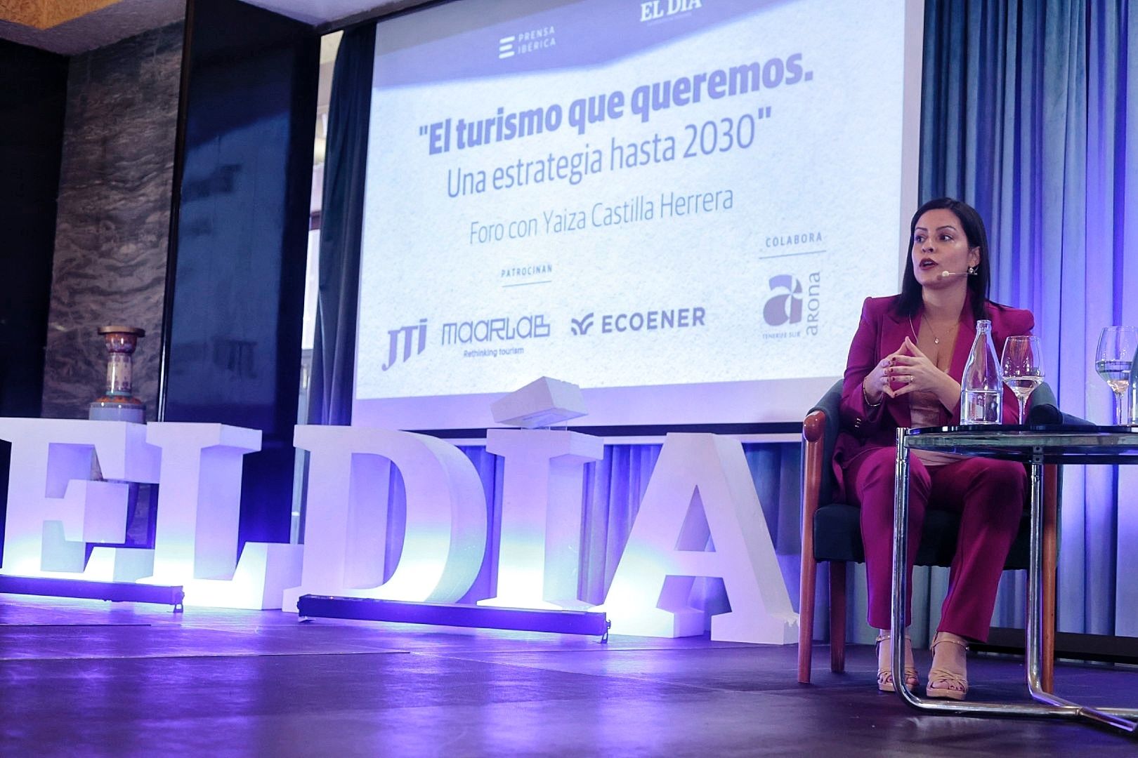 Foro de Turismo de El Día con la consejera Yaiza Castilla