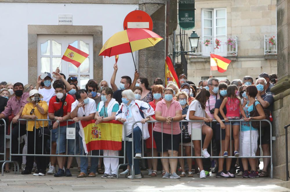 Don Felipe y Doña Letizia se unen a los actos del Día de Galicia en la catedral compostelana.