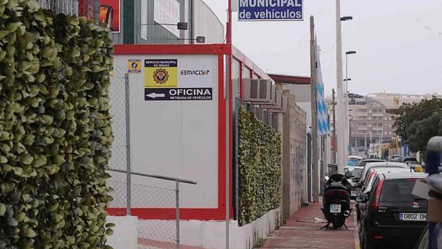 Imagen del depósito municipal de vehículos denunciado en la Fiscalía de Torrevieja.