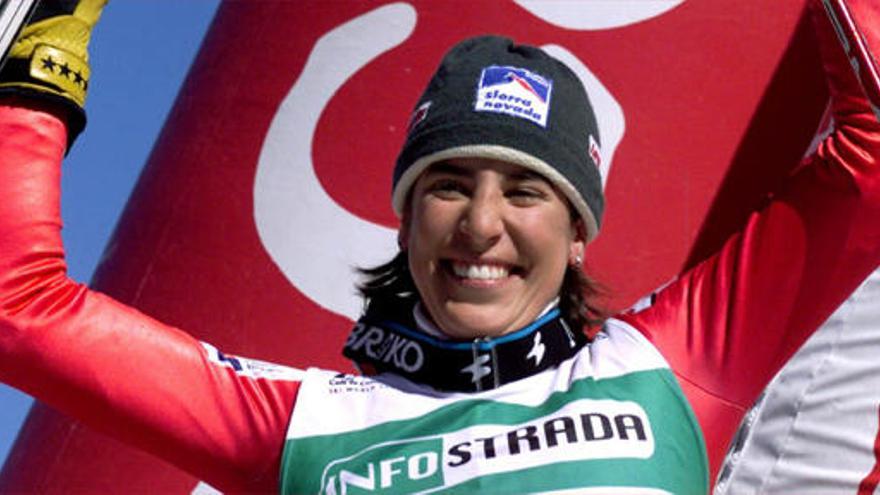 La esquiadora Carolina Ruiz.