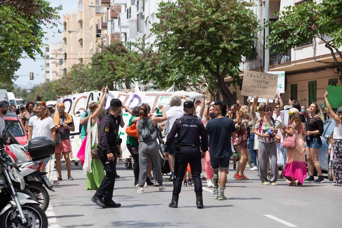 Manifestación Ibiza Respira en Ibiza