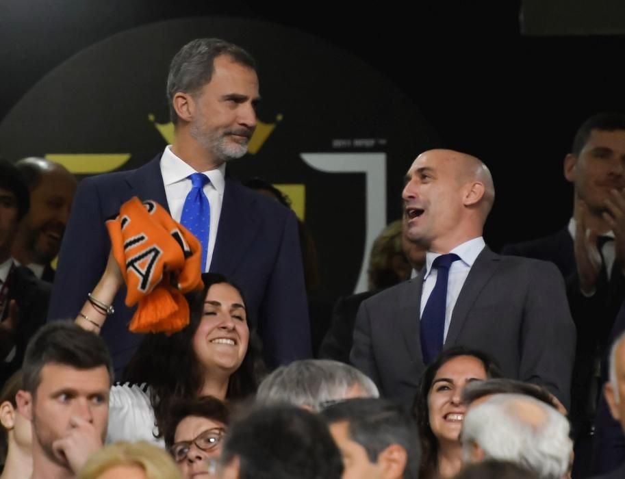 El Valencia y su afición celebran la Copa del Rey