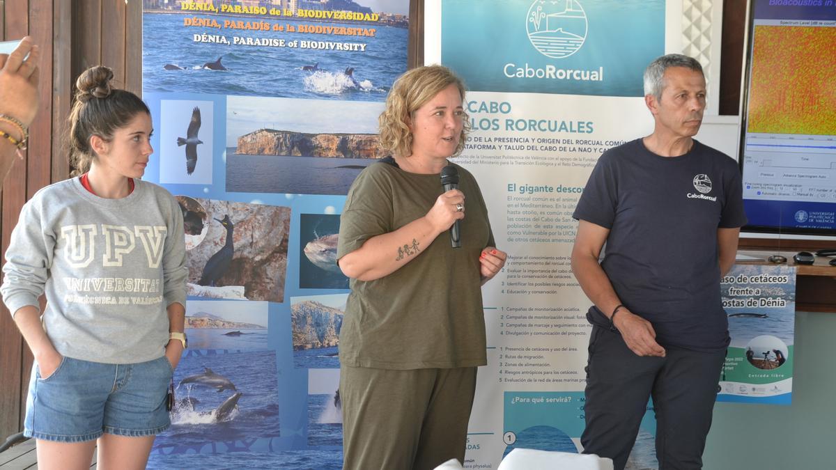 Un momento de la presentación del proyecto Cabo Rorcual