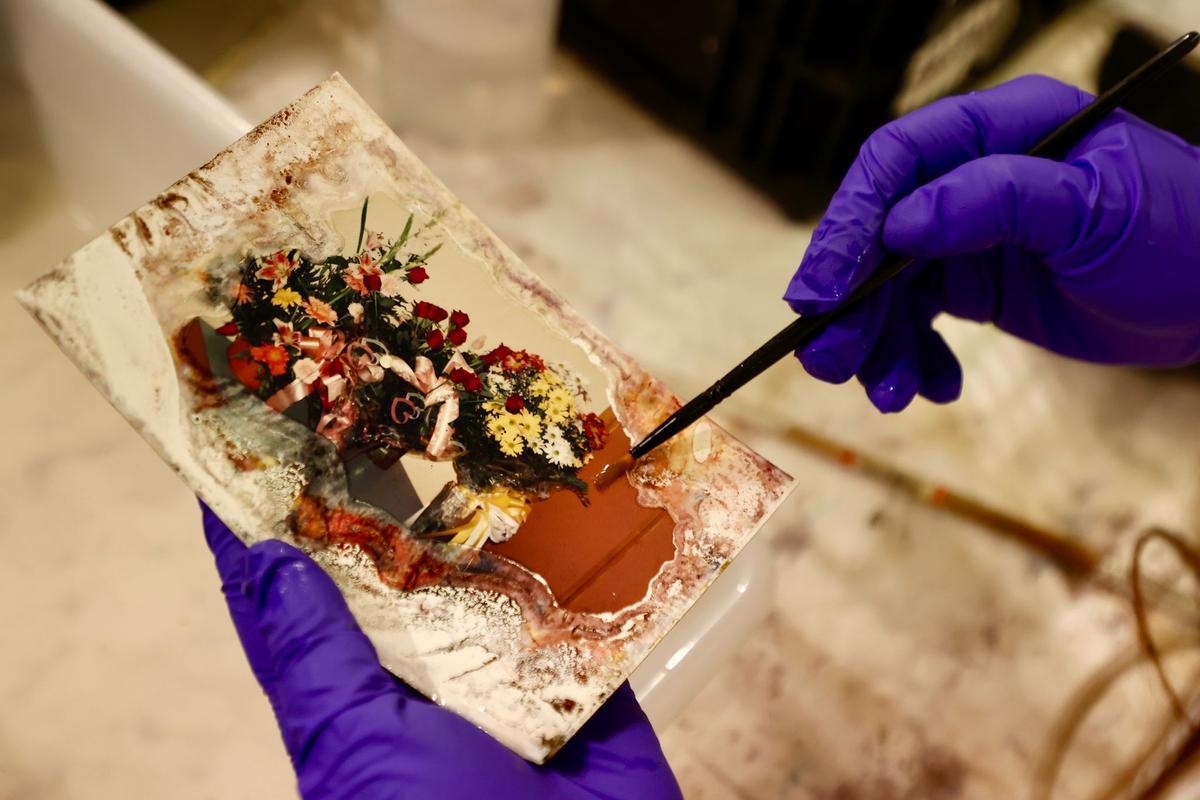 Recuperación de fotografías de la dana.