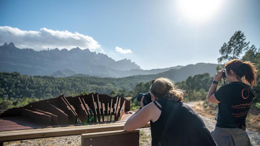 Castellbell es ven com a mirador privilegiat de Montserrat