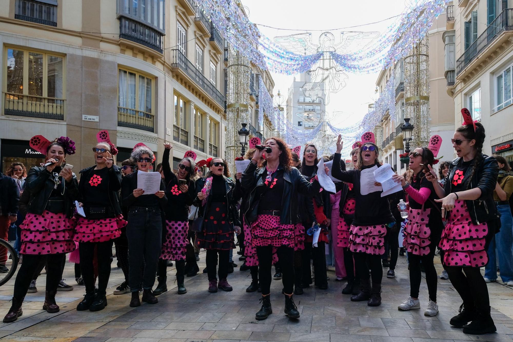 Manifestación contra el desalojo de La Casa Invisible