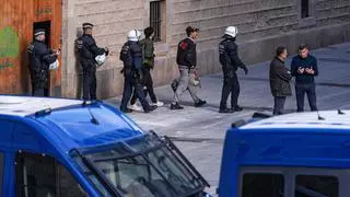 Dispositivo policial en Barcelona para desalojar La Tancada