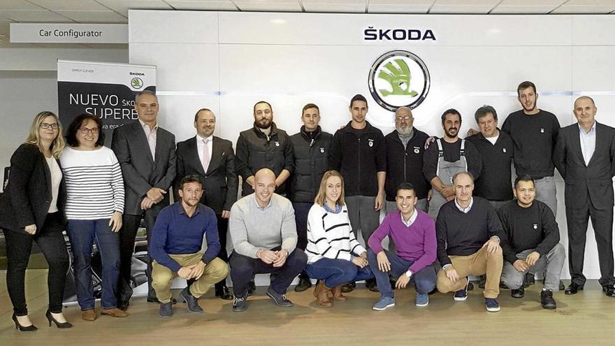 Autos Mistalia recibe el premio al mejor concesionario SKODA de España