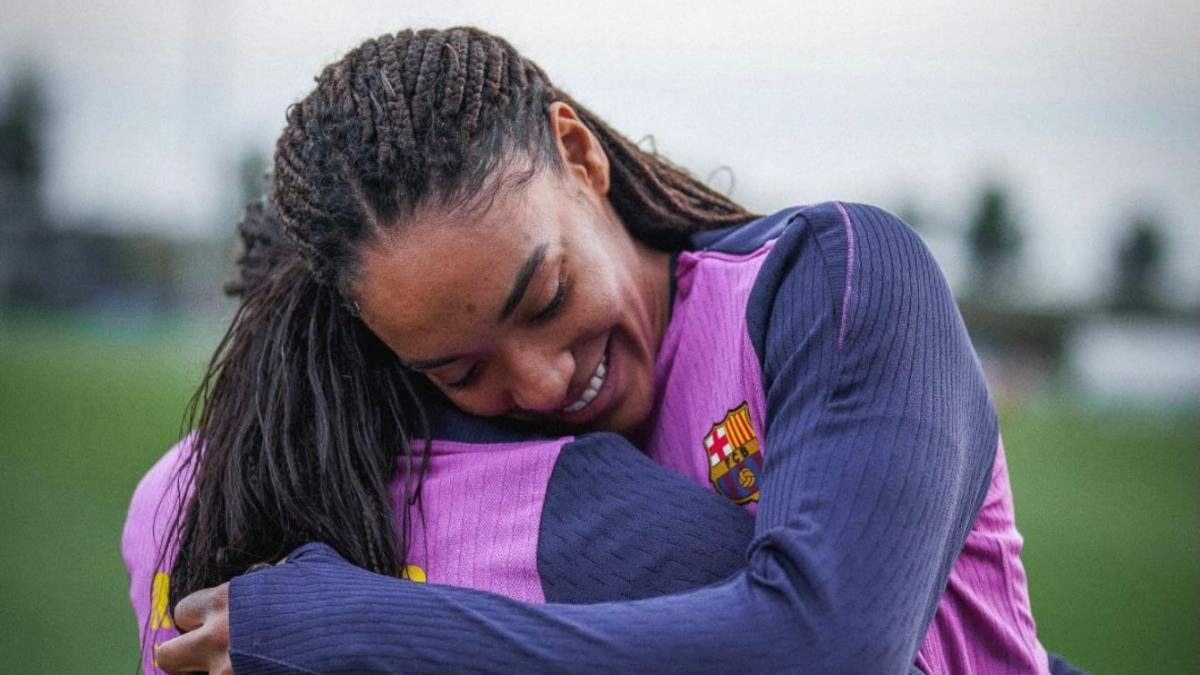 Salma y Vicky en el primer entrenamiento del 2026