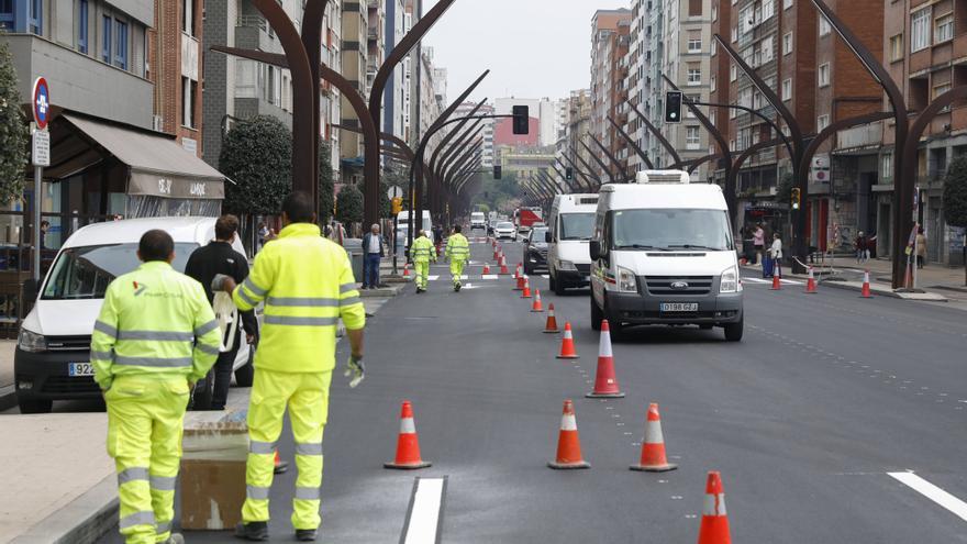 División de opiniones en Constitución con las obras del nuevo carril bus y la rotonda de Foro: &quot;Es incomprensible&quot;