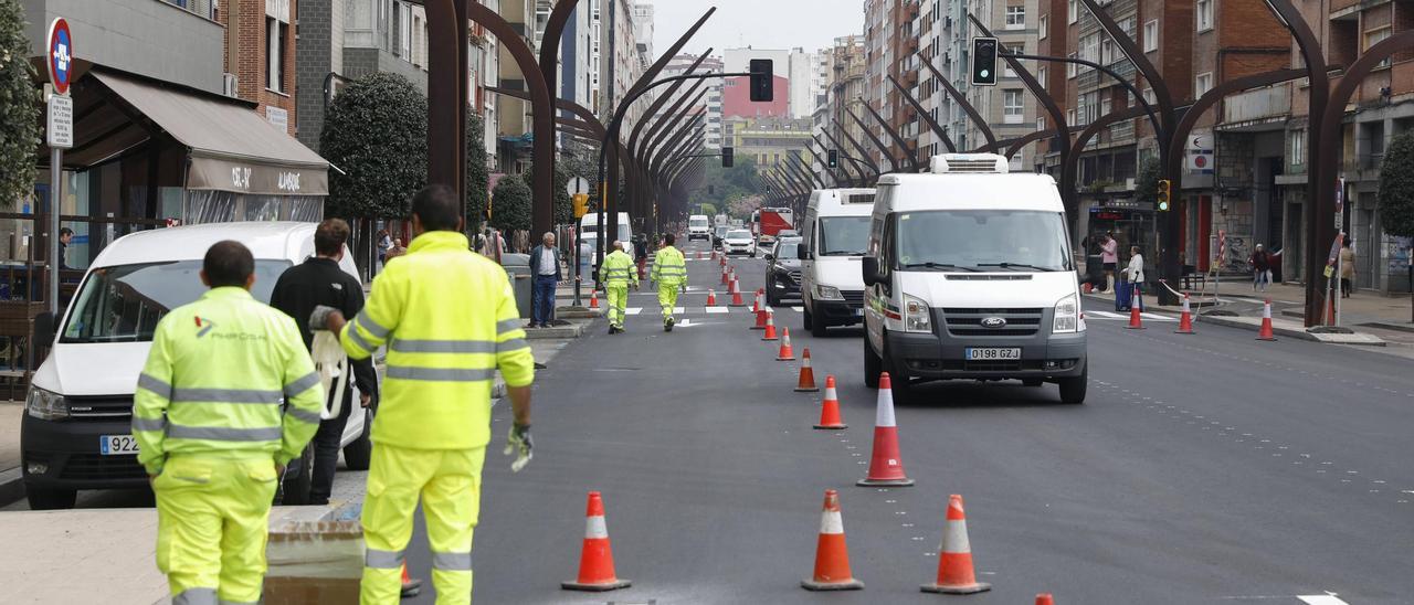División de opiniones en Constitución con las obras del nuevo carril bus y la rotonda de Foro: "Es incomprensible"