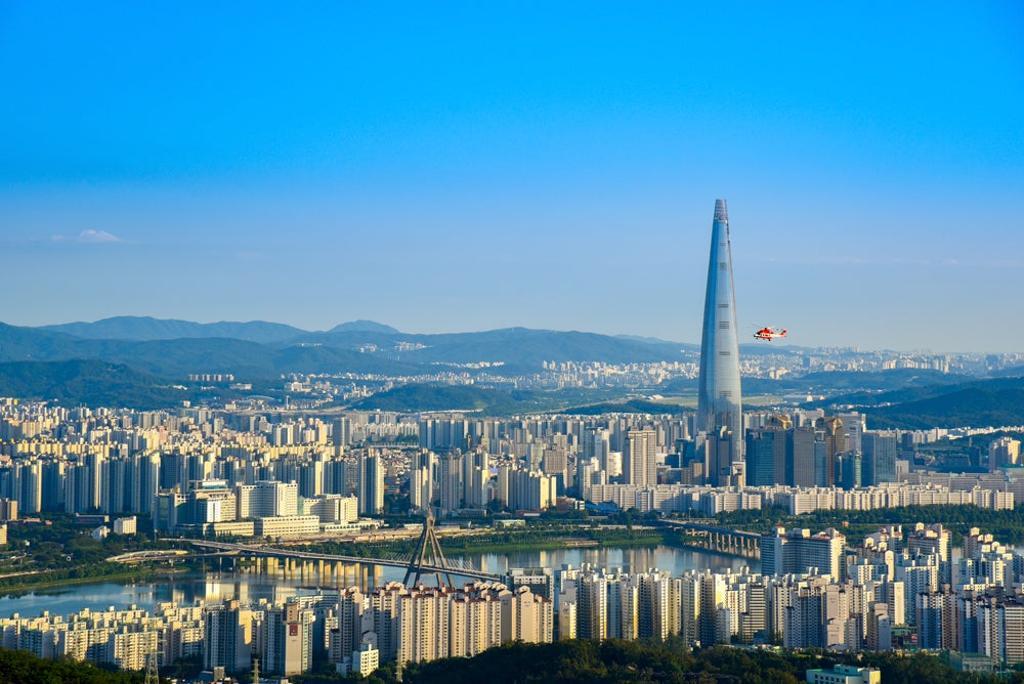 Lotte World Tower de Seúl.