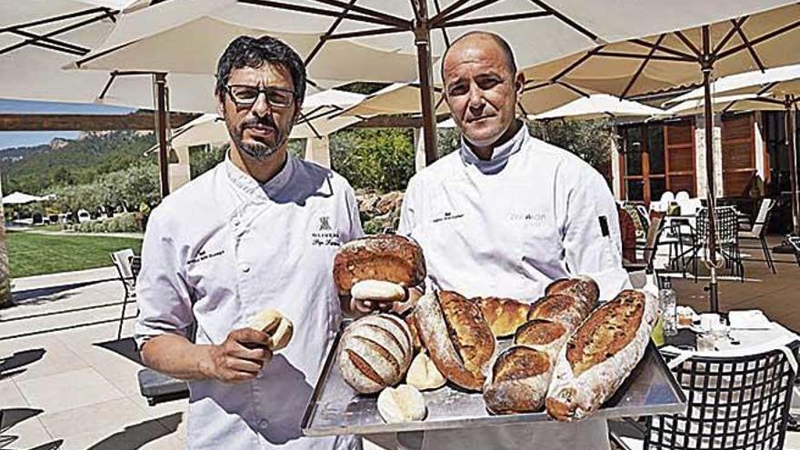 El chef Pep Forteza y el panadero JosÃ© Manuel Olmo.