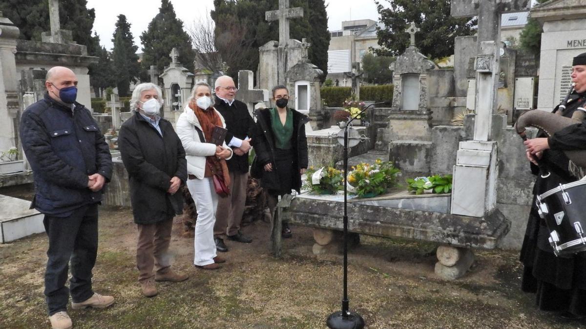 Armando Ojea, Rosendo Fernández, Soedade do Muíño, Luis González Tosar y Ana Fraile. |   // F. CASNAOVA