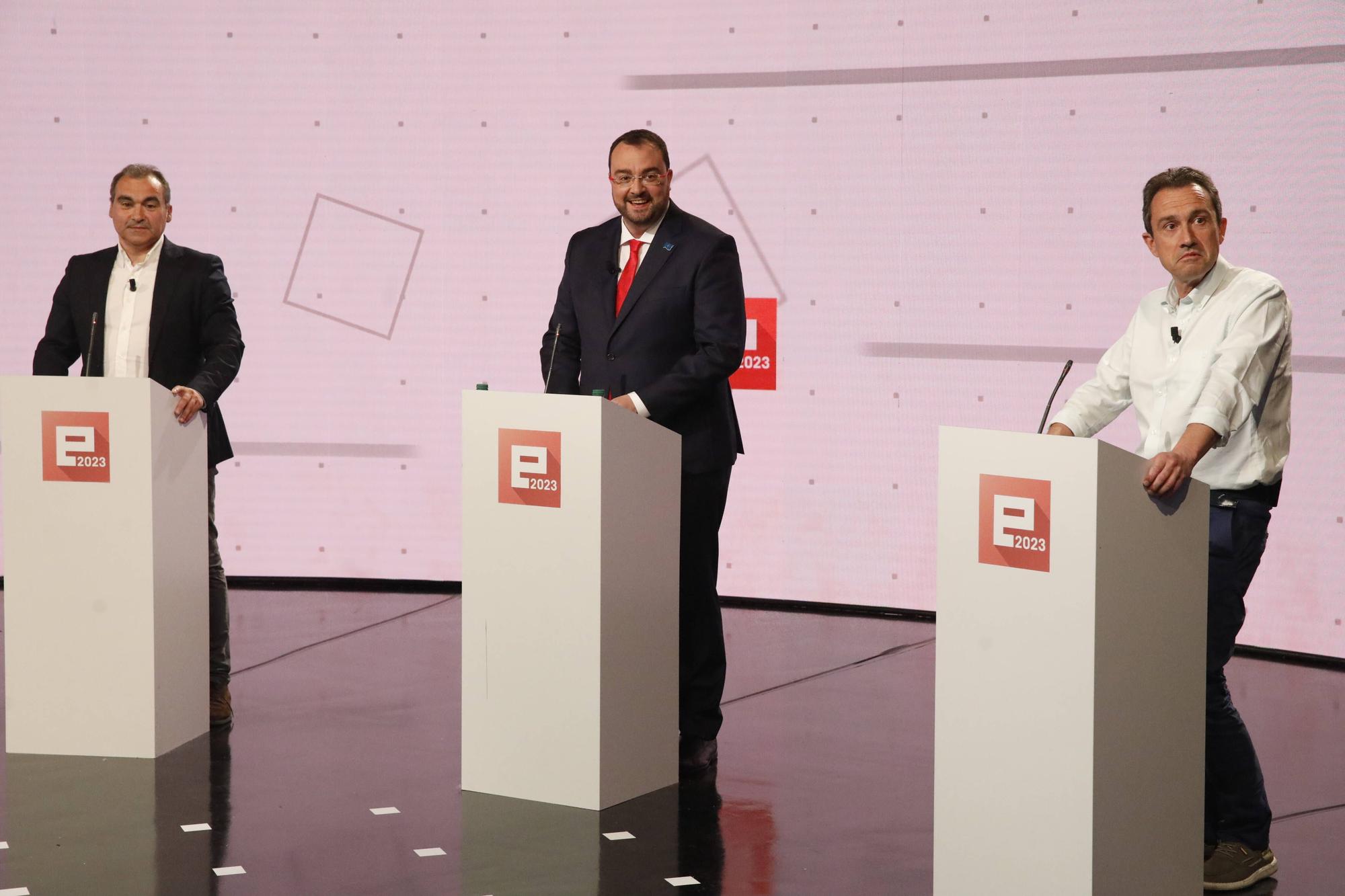 En imágenes: Debate de los candidatos a la presidencia del Principado