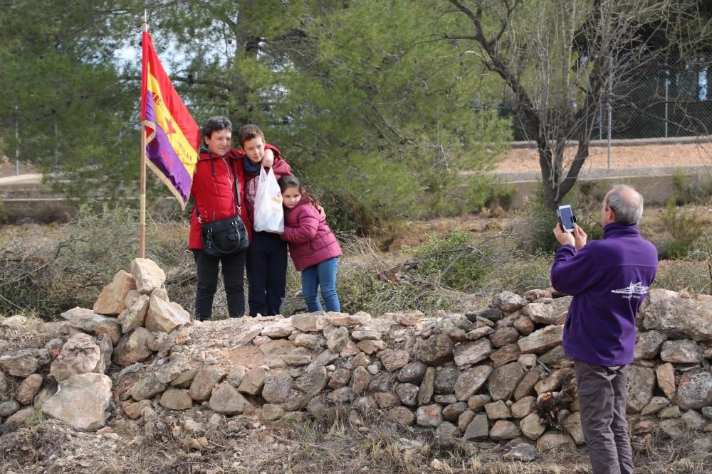 Inauguración del antiguo campo de aviación de Vilafamés