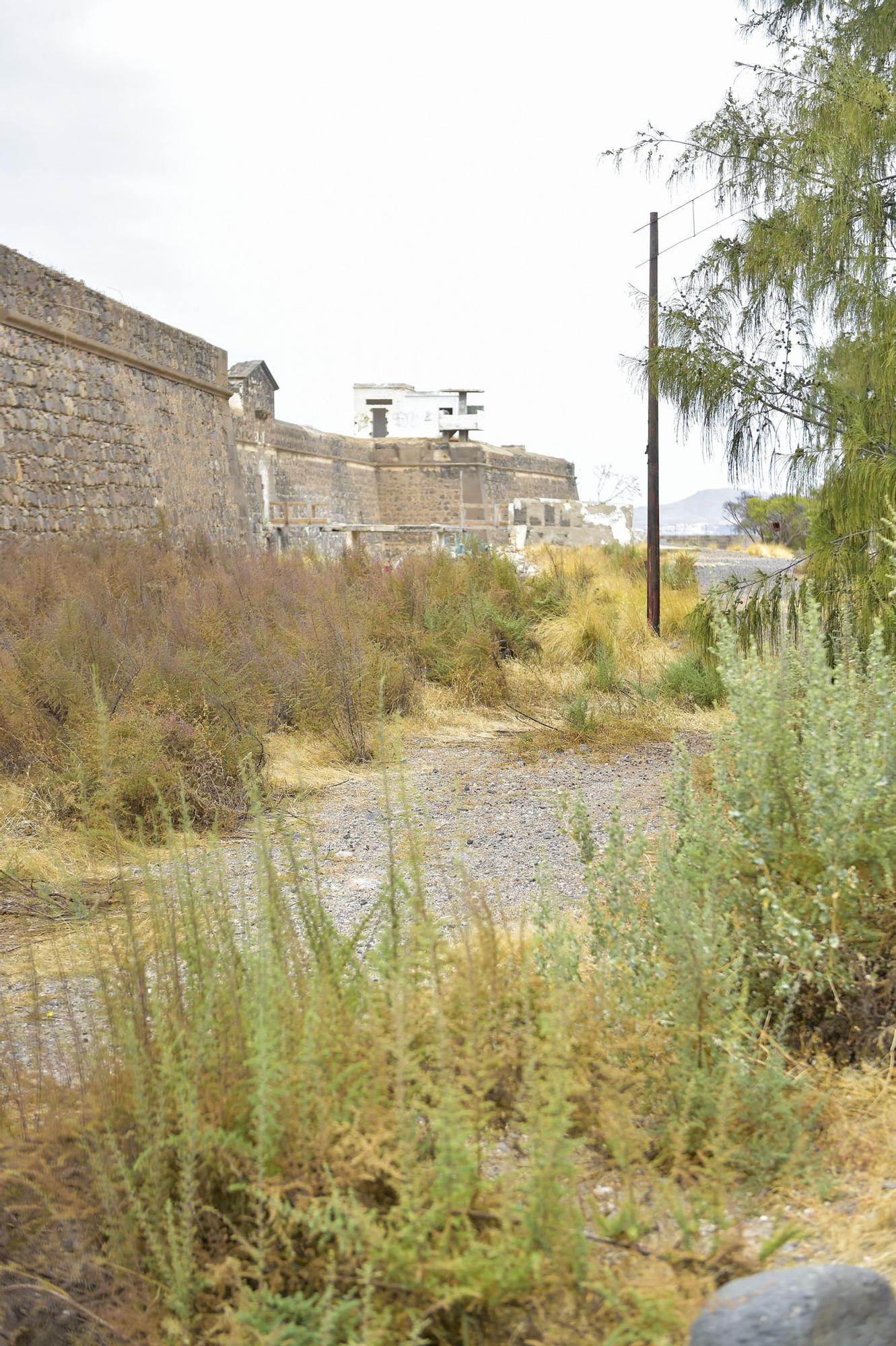 Castillo de San Francisco donde el Ayuntamiento capitalino hará limpieza de la zona y una prospección arqueológica