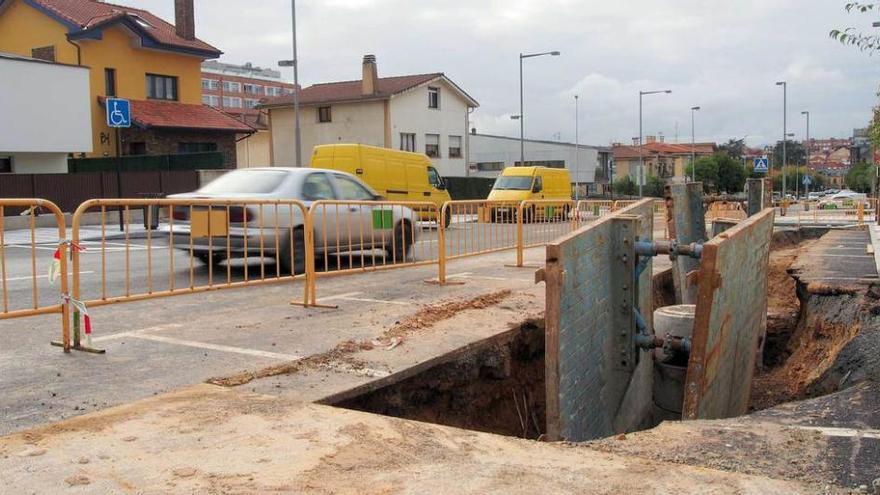 La nueva obra de la calle Florencio Rodríguez.