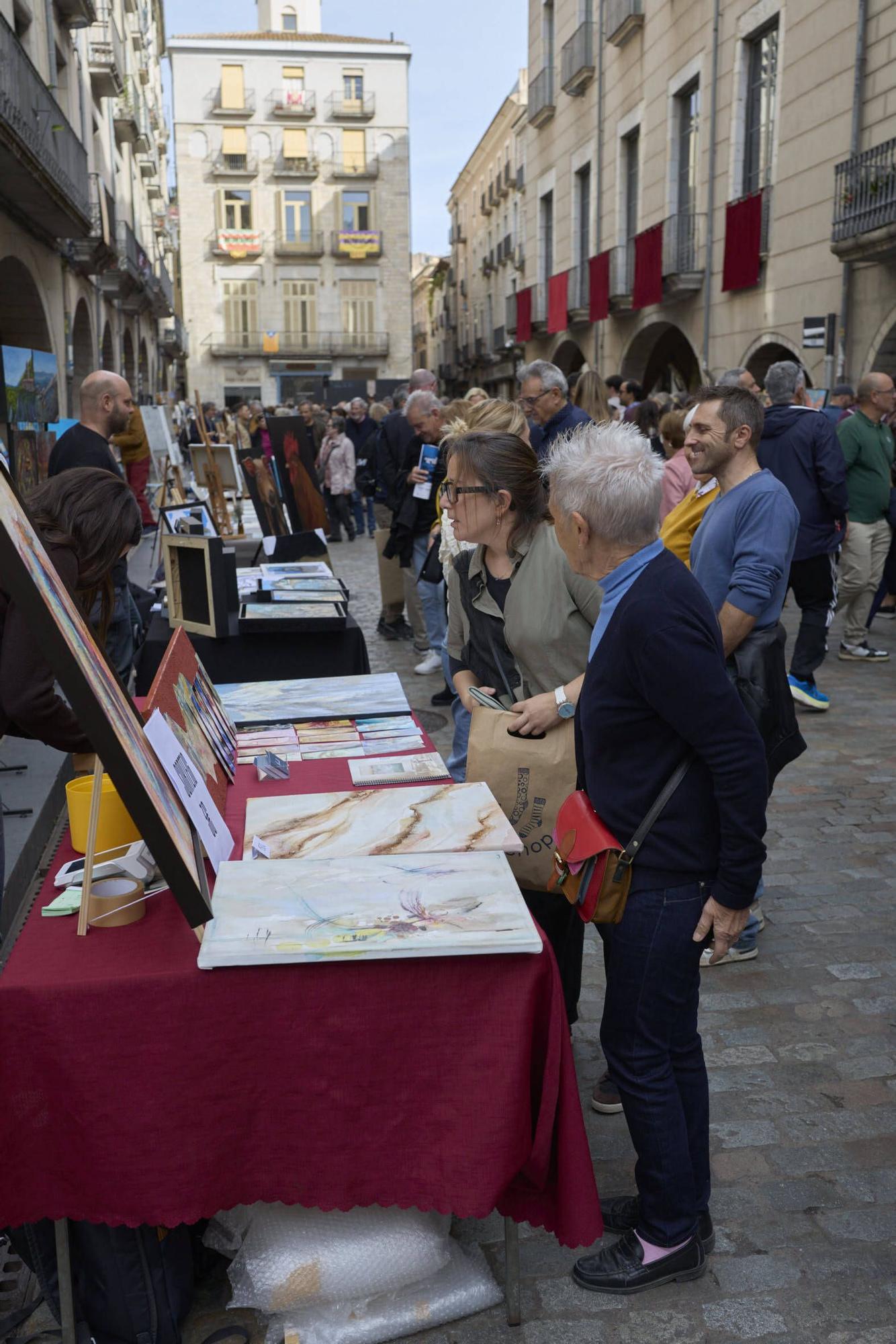 Les fotos de la Fira del dibuix i la pintura de Girona