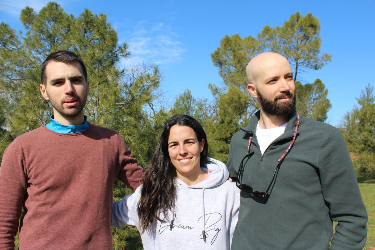 De izquierda a derecha, Fernando Rodríguez-Mata, Patricia Salmerón y Miguel Varela.