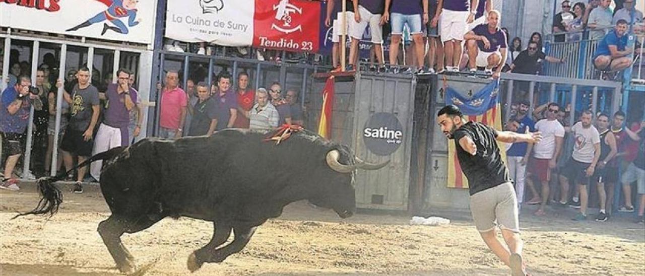 Imagen de archivo de los festejos taurinos de la Misericòrdia de Burriana antes de la pandemia.