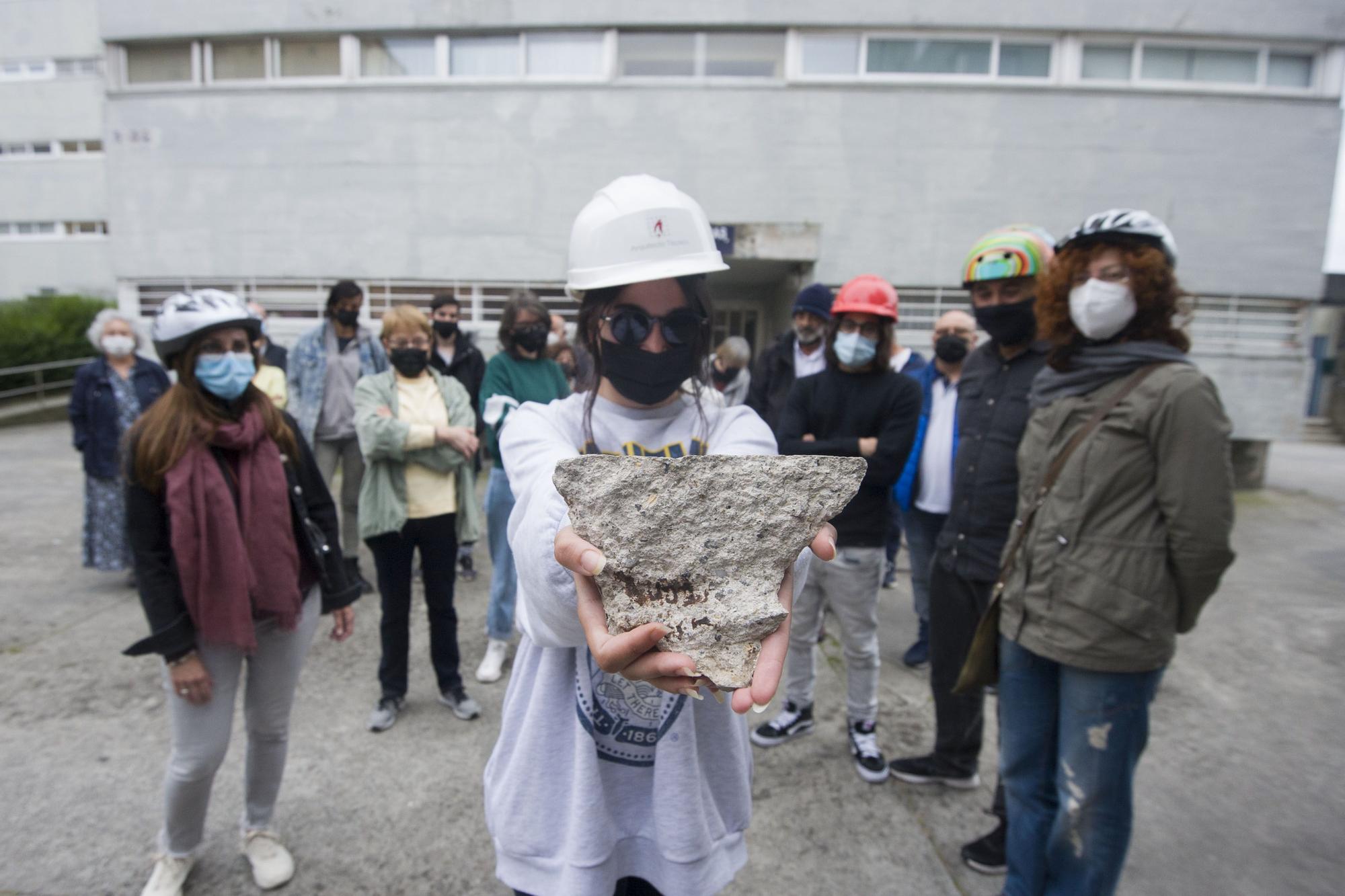 Protesta de vecinos del Barrio de las Flores