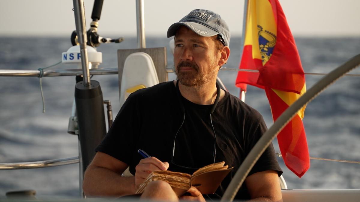 Miguel Ángel Tobías, director del nuevo documental Cáscara de Nuez, que se proyecta este domingo en el Real Club Náutico de Palma.