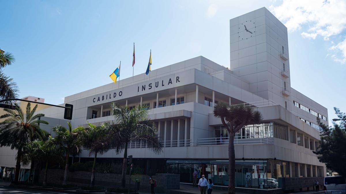 Fachada de la sede institucional del Cabildo de Gran Canaria