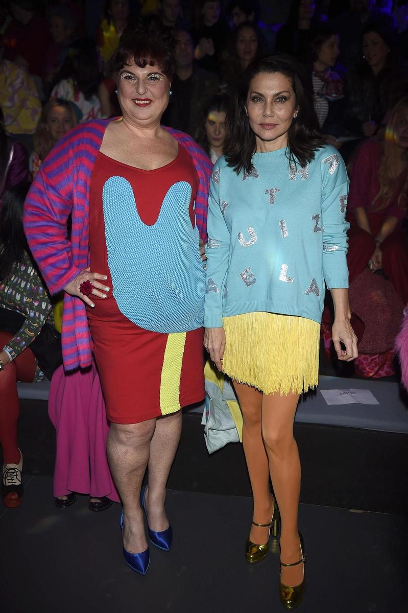 Tete Delgado y Fabiola Toledo en el desfile de Ágatha Ruiz de la Prada