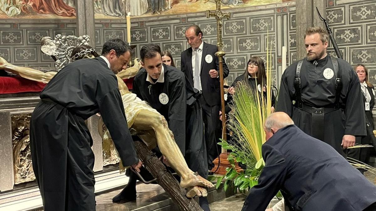 Processó Sant Crist en una passada edició.