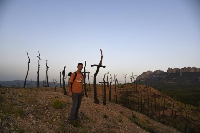 El bosc de les creus d'Òdena