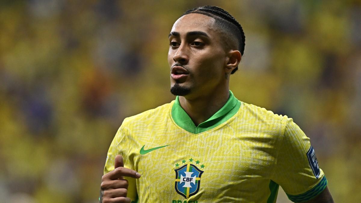Raphinha, durante las eliminatorias sudamericanas
