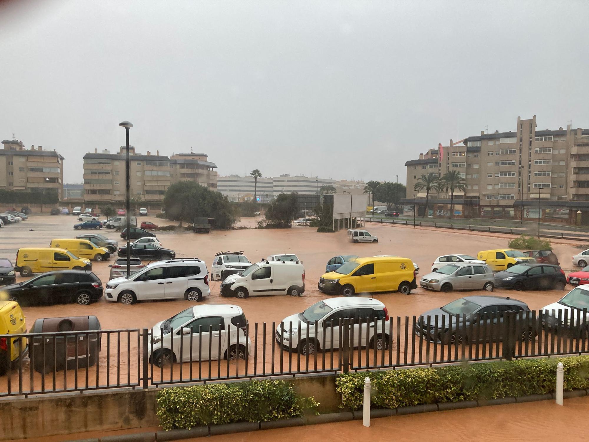 La dana Alice en la tarde del sábado